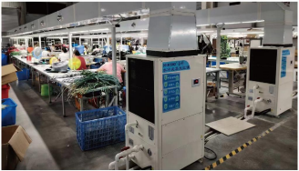 Điều hòa tiết kiệm điện năng hướng trục đặt sàn-60kW