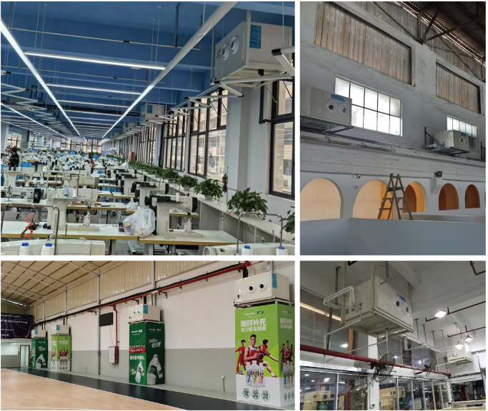 Điều hòa tiết kiệm điện năng thổi ngang dạng treo-30kW