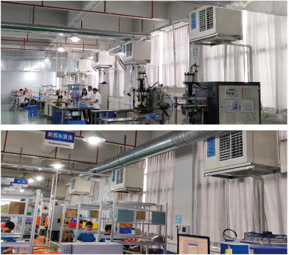 Điều hòa tiết kiệm điện năng hướng trục dạng treo-25kW